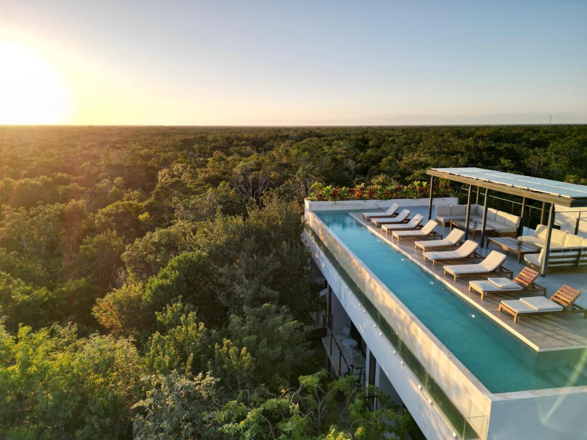 Stylish And Peaceful Jungle Studio At 525 Tulum Kültér fotó