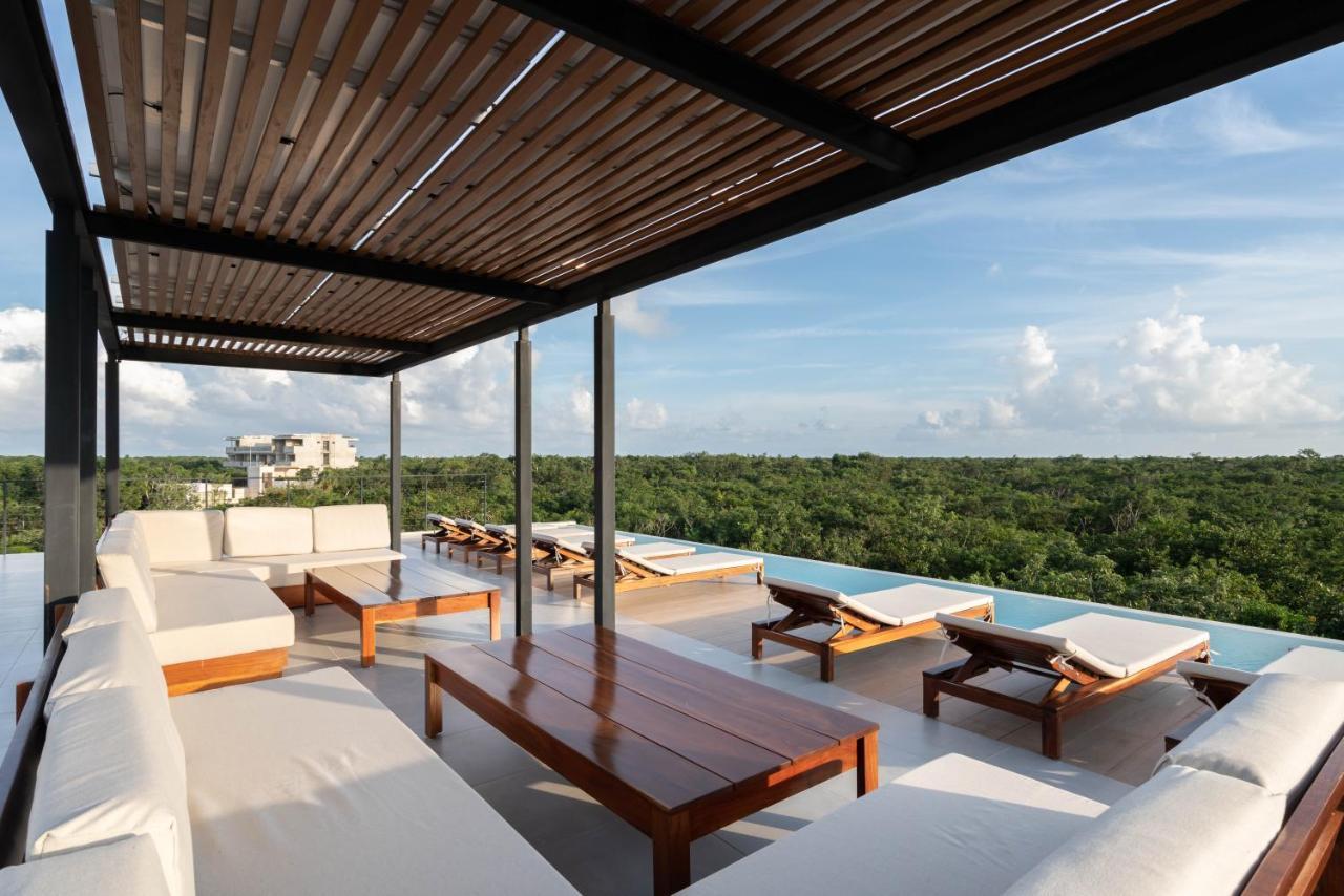Stylish And Peaceful Jungle Studio At 525 Tulum Kültér fotó