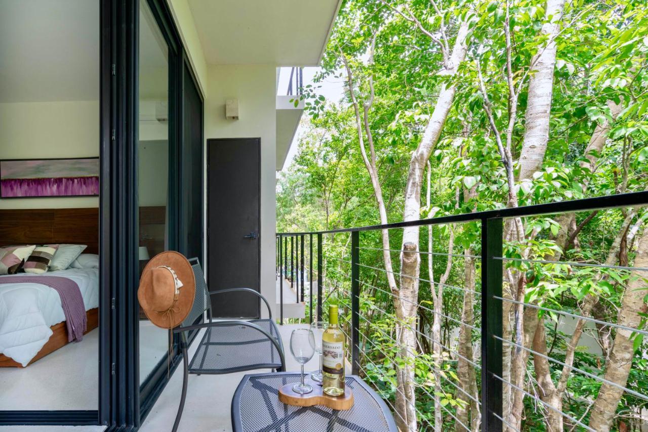 Stylish And Peaceful Jungle Studio At 525 Tulum Kültér fotó