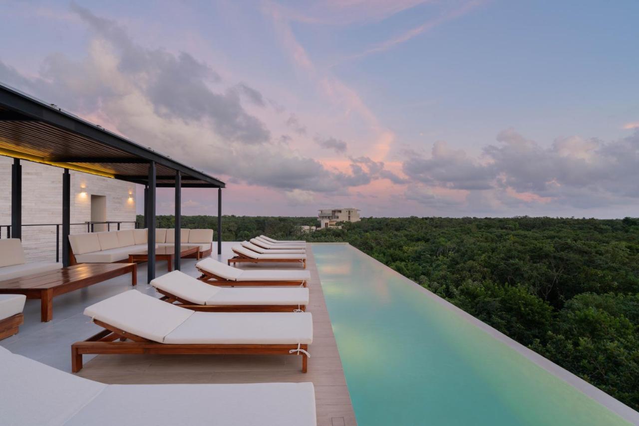 Stylish And Peaceful Jungle Studio At 525 Tulum Kültér fotó